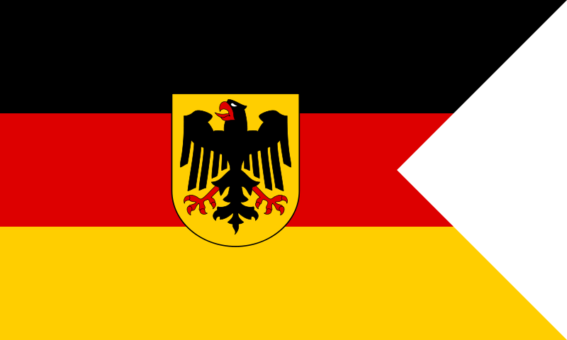   Dienstflagge der Seestreitkräfte(Flagge und Gösch der Kriegsschiffe)